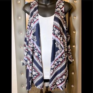 Cold Shoulder light weight cardigan